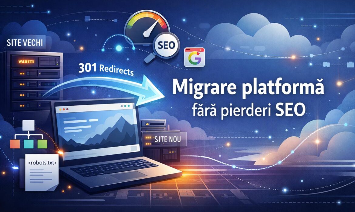 migrare platformă site SEO