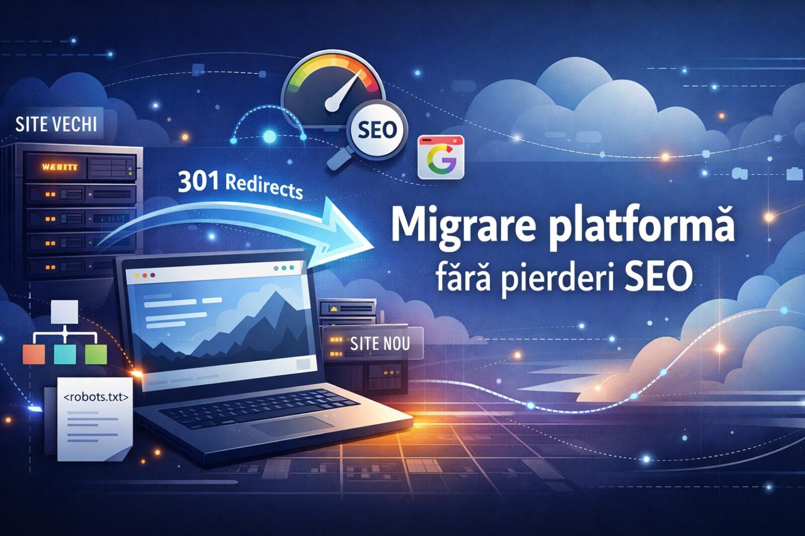 migrare platformă site SEO