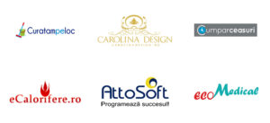 Collage of six partner brand logos displayed in two rows (brand logos shown).