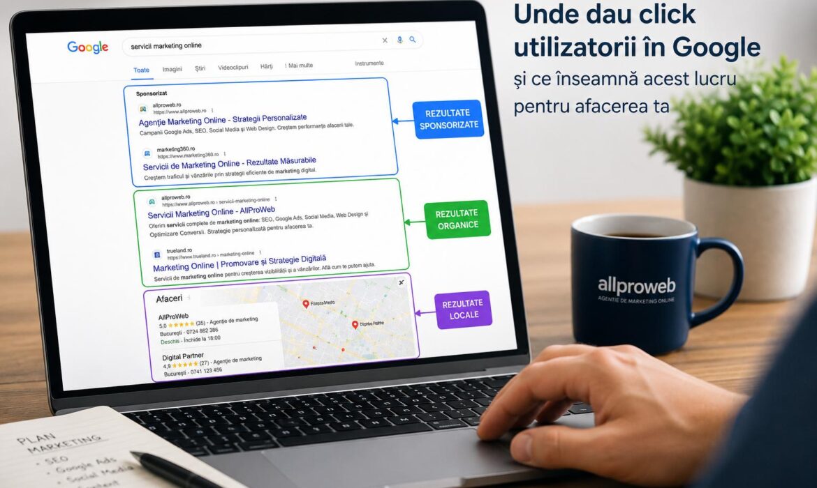 Unde dau click utilizatorii în Google